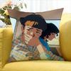 BByler FanarT World Various Sizes Square Pillow Case For Car Home Bedchamber Decor