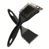 Rusty Steel Wire Baking Brush with Scraper (1pc) – Barbecue Oven & Grill Rack Cleaner, Stain Cleaning Scraper Brush