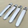 8pca New Chrome Car Door Handle Cover Trim Sticker 2 Keyholes For Toyota Camry 2002-2006 Yaris 2006-2010 Corolla 2003-2013