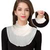Sanctrifolium Silk Neck UV Cold Sun Silk Neck Cover 100% Warmer/Snood, Protection, Protection, Protection, (White)