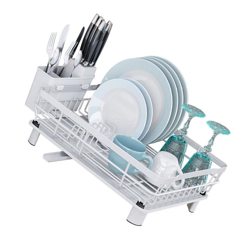 Dish Drying Rack Kitchen Utensils Drainer Rack Drainboard Dinnerware