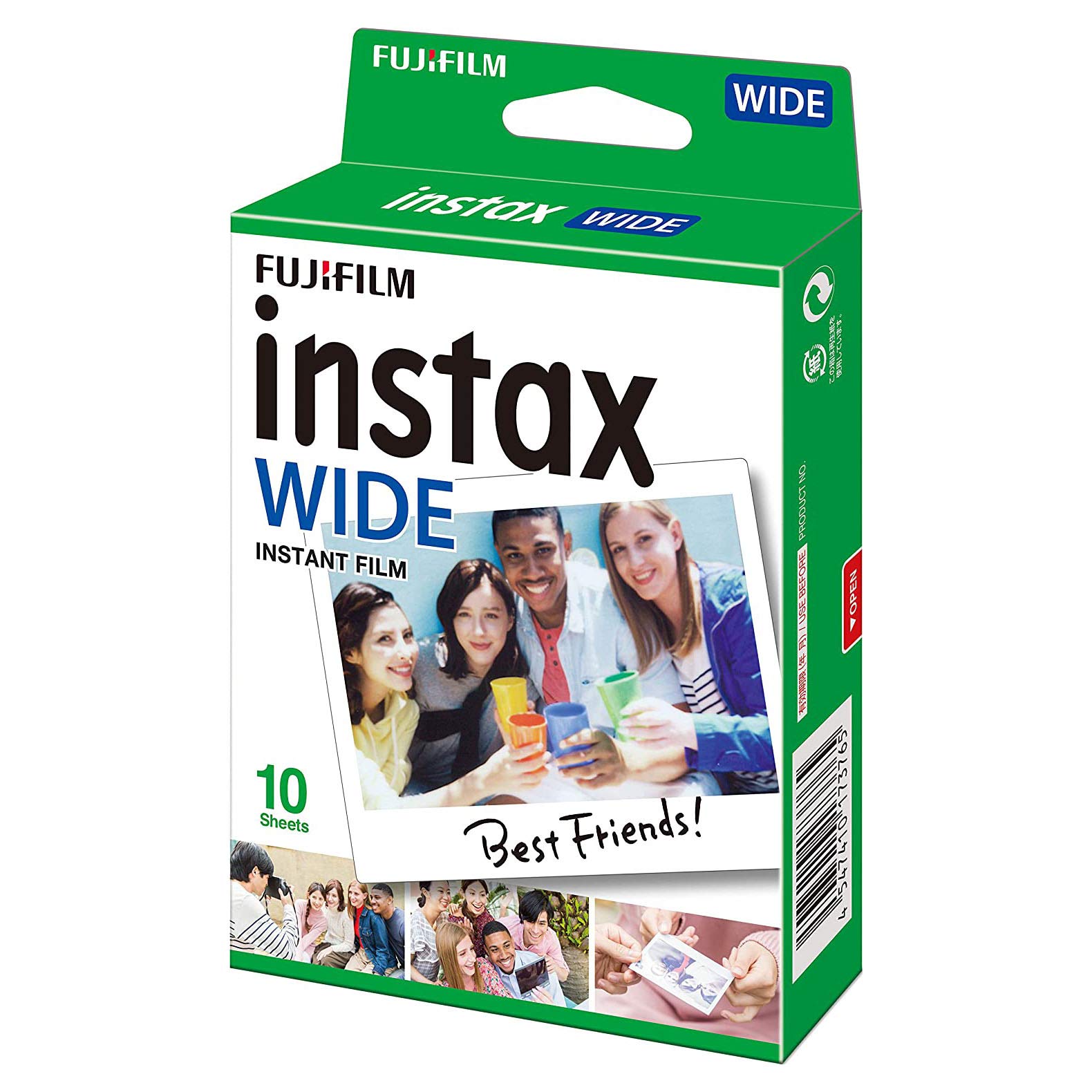 

instax Fujifilm миттєва кольорова плівка instax WIDE 1 упаковка продукт INSTAX WIDE KR 1 (10 штук)