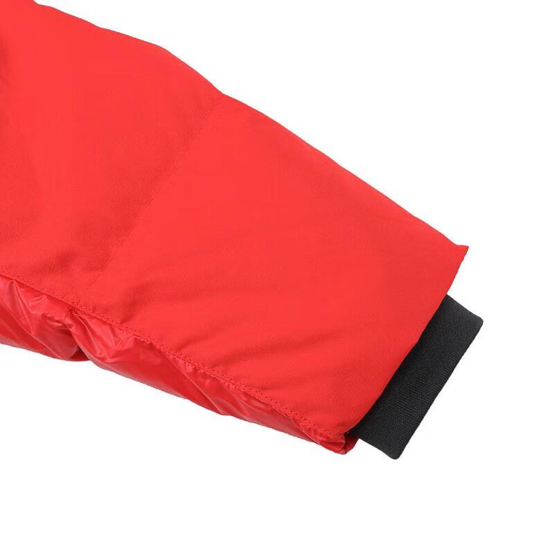 Nike Down Jacket Comfortable Soft Warm Versatile Short Duck Down Kids jackets Red HQ7956-657