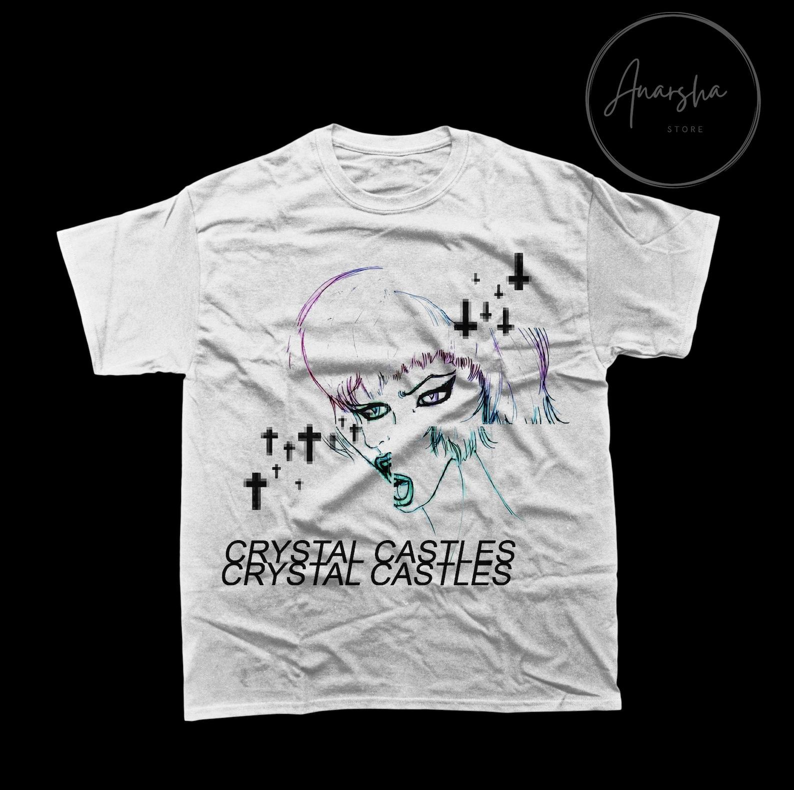 Crystal Castles Graphic Tee - AnarshaApparels Music Band T-Shirt S
