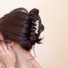 New Vintage  Acrylic Love Heart Hair Claw For Women Fashion Large Shark Clip Barrette Crab Headwear Hair Accessories