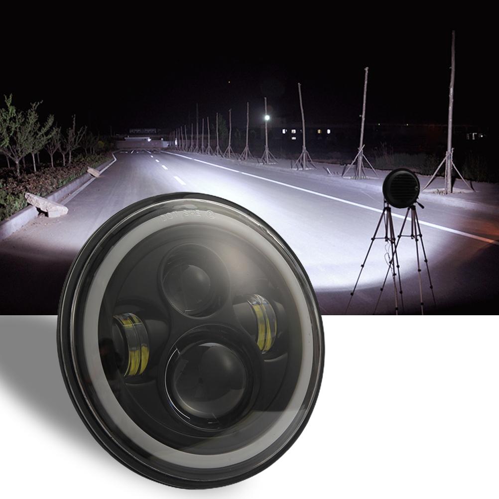 140W 7IN LED Headlight Bulb Anti Fog Waterproof Spotlight Headlight for Off Road Vehicles Motorcycles