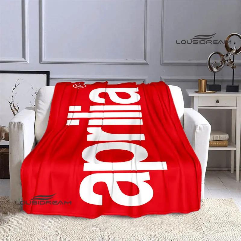 Aprilia Motorcycle Logo Printed Blanket Children's Warm Blanket Soft and Comfortable Blanket Home Travel Blanket Birthday Gift