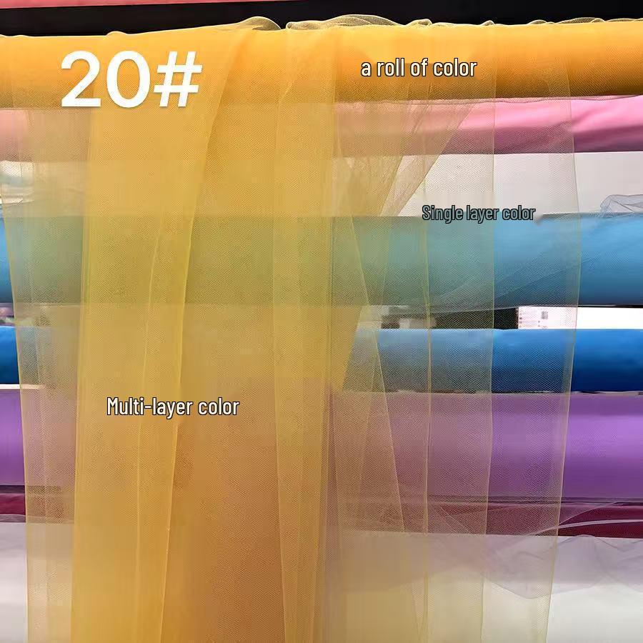 Macaron Sheer Curtain - DIY Decoration for Kindergarten & Festival Chair Environment Creation, Free Shipping