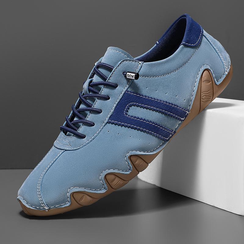 

Осенняя женская обувь, тренд, круглые черные туфли на плоской подошве, со шнуровкой, теннисные туфли, мужская резиновая обувь, новые спортивные повседневные прогулочные туфли 36 синий