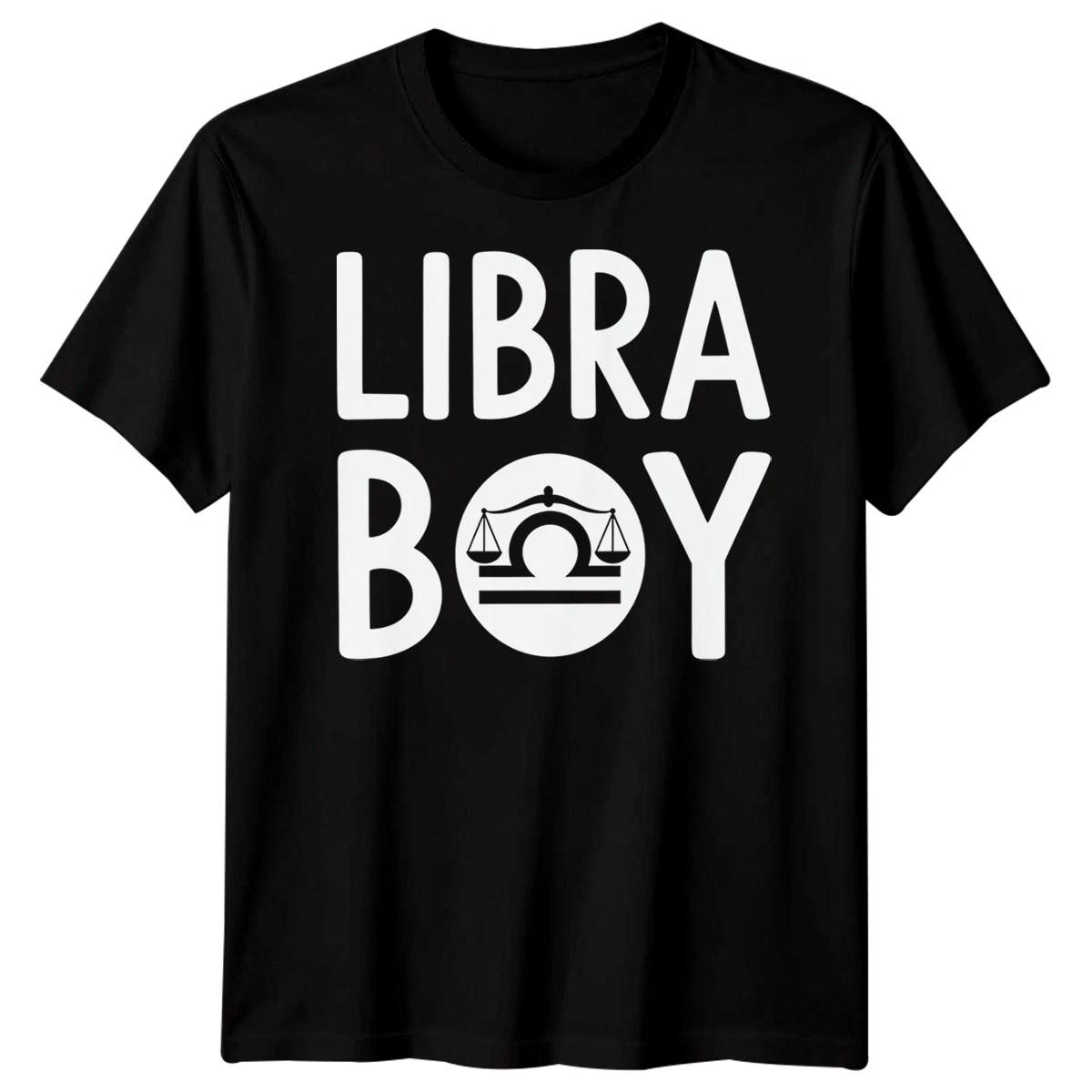 Libra Boy Zodiac Sign Astrology Mens T-Shirt Womens Tee Graphic Unisex Tee 100