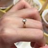 Simple and New In Charm Rings Chinese Style Natural Chalcedony Ice Transparent Glossy Small Round Beads Ring Jewelry Gifts