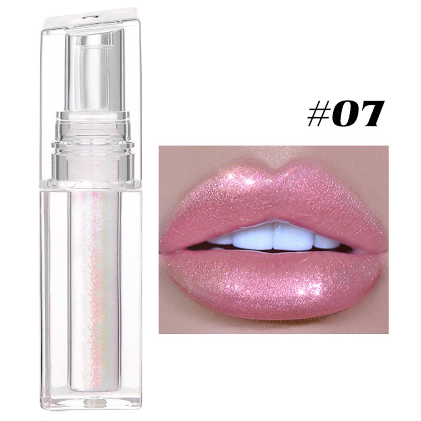 

Металлическая жидкая губная помада с блестками и бриллиантовым мерцанием, стойкая водостойкая блестящая губная помада с блестящим блеском для губ для женщин и девушек, макияж глаз One Size