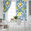 Lemon Leaf Patterns Blackout Curtains For Living Room Bedroom Window Treatment Blinds Drapes