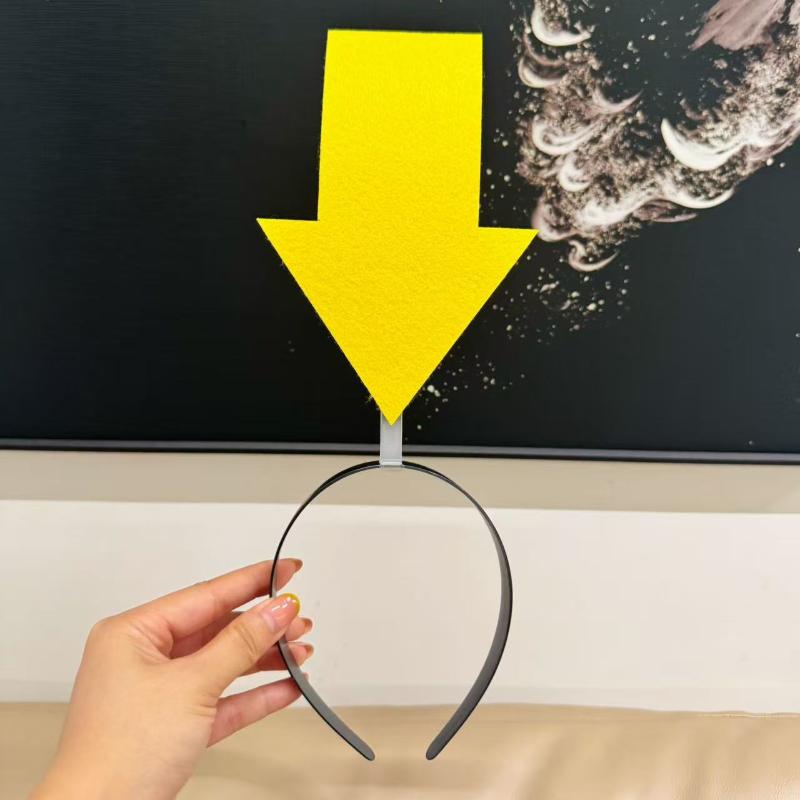 Met LED Pijl Licht Hoofdband Lichtgevende Pijl Vorm LED Hoofdband Uniek Ontwerp Op Batterijen Werking Concert Haaraccessoire