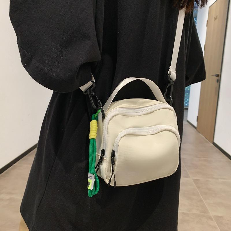 Trendy Brand Small Satchel Women's Trendy Shoulder Bag Men's Casual Versatile Messenger Bag Sports Mobile Phone Bag Small Backpack