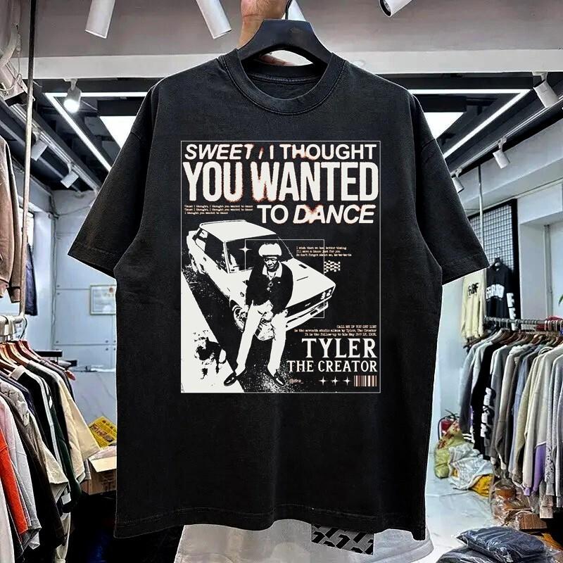 

Poster Tyler The Creator 90s Basic Black T shirt Gift tee For Men Women NH20913 Unisex T-Shirt M