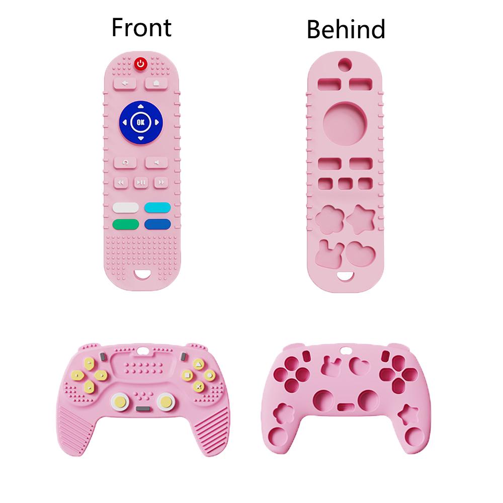 2 Pcs Silicone Baby Teething Toys for Toddlers, for 6-12 Months Babies