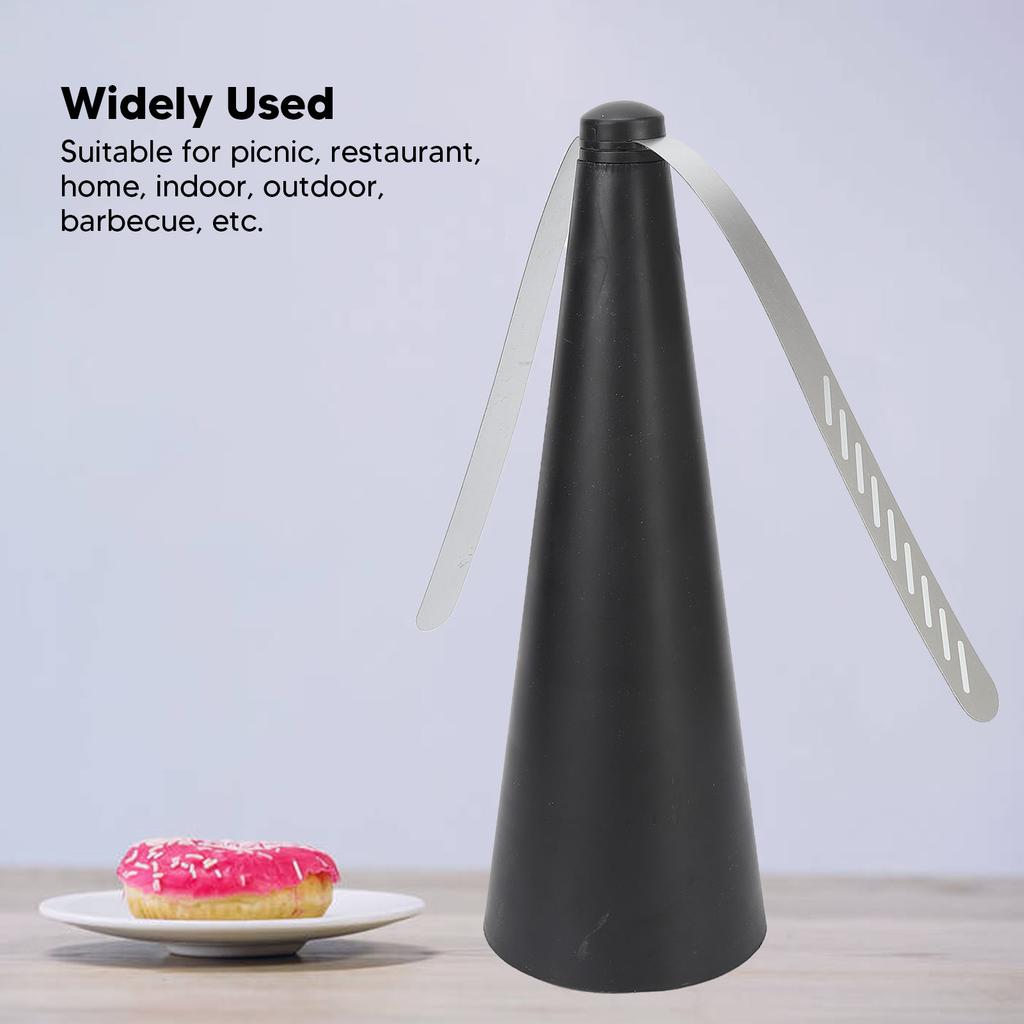 Repellent Fan for Tables Outdoor Indoor Food Spinner Fan with Holographic Blades for Restaurant