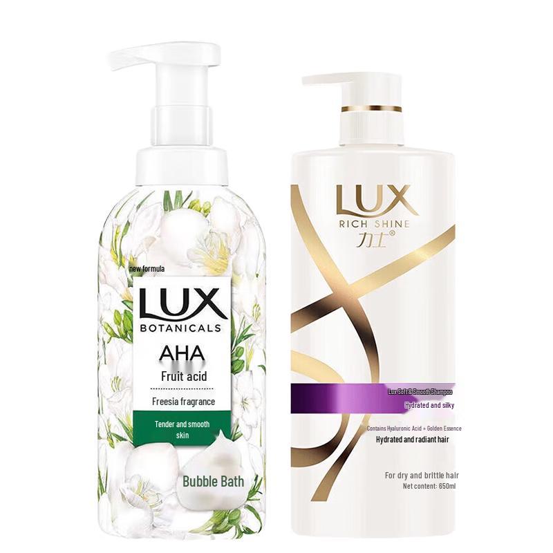 LUX Freesia Shower Gel & Hydrating Shampoo Set