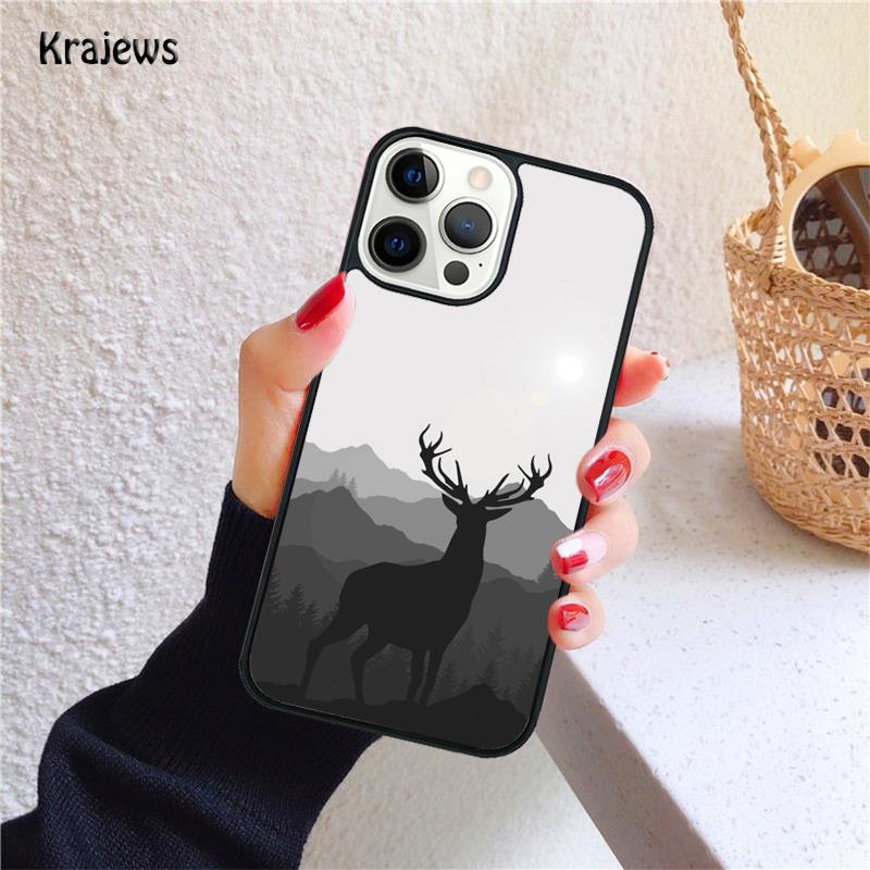 Sky Minimal Forest Coque Soft Phone Case For iPhone 14 XR X XS Max 5S 6S 7 8 Plus SE 2020 11 12 13 Pro Max Mini Phone Cover
