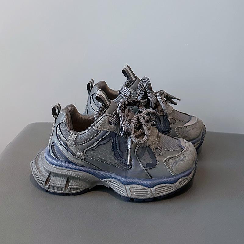 Children's Sports Shoes 2025 Autumn and Winter New Boys' Running Shoes Fashion Girls' Dad Shoes Velvet Two Cotton Casual Shoes