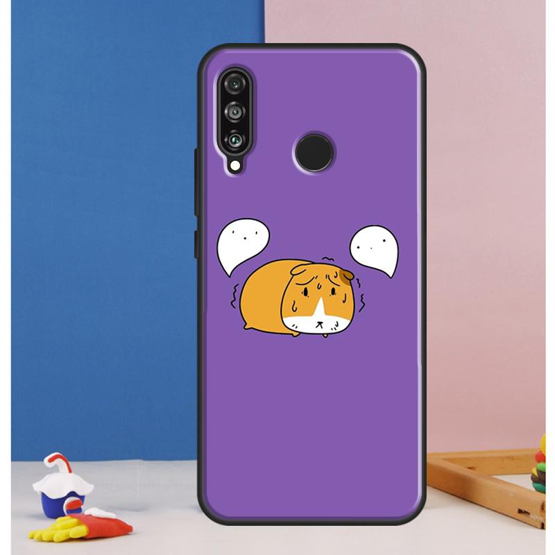 Funny Guinea Pig Balloon Case For Huawei Nova 12i 11i 8i 7i 12s Y73 Y70 Y90 Y60 Y72 Y61 Y91 9 10 SE P40 Lite P30 Pro