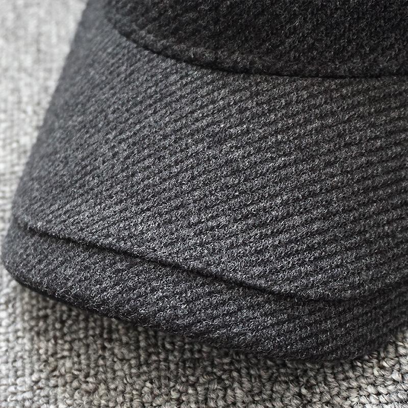 Big Size Autumn Winter Baseball Cap Middle Aged And Elderly Warm And Ear Protecting Cotton Hats Cold Proof And Thickened Hats