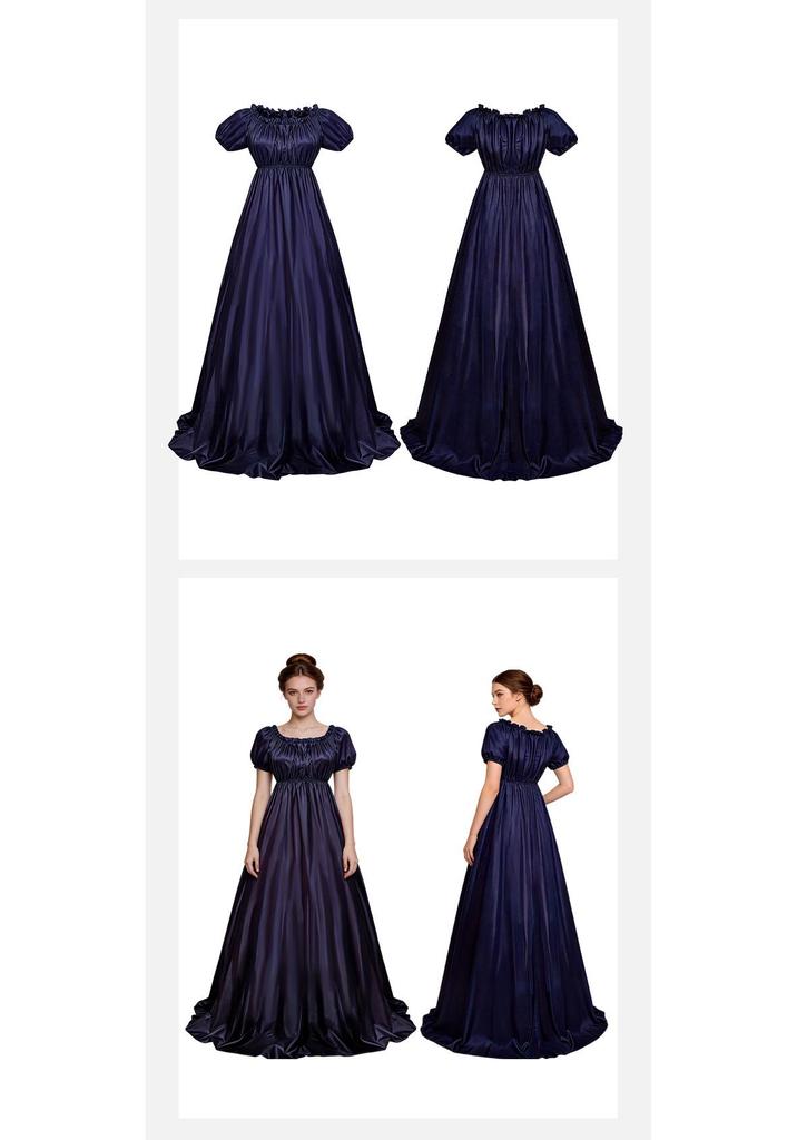 Regency Era Bridgerton Victorian Cosplay Gown for Halloween