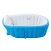 Inflatable Baby Bathtub with Air Pump Water Level Marker Skid Resistance Bottom Foldable Toddler
