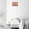 Vintage Trailer & Spice Girl Metal Tin Wall Art Sign - Retro Wall Decor with Pin-Up Girl & Classic Bus Design, Bar Decoration
