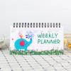 Kawaii Weekly Planner Notebook Diary Agenda Cure Diary Organizer Schedule Appointment Book Organizer Office Supplies Gifts