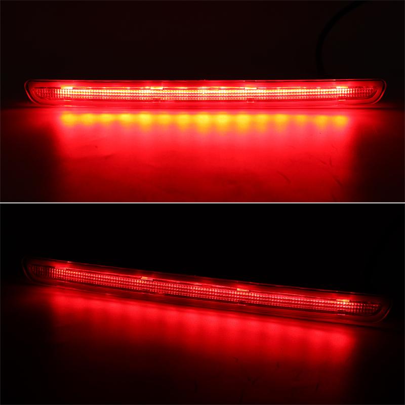 Third Brake Light High Mount Stop Lamp for 2016-2024 VW T6 T6.1 Transporter Tailgate Rear Central High Level 3rd Brake Light