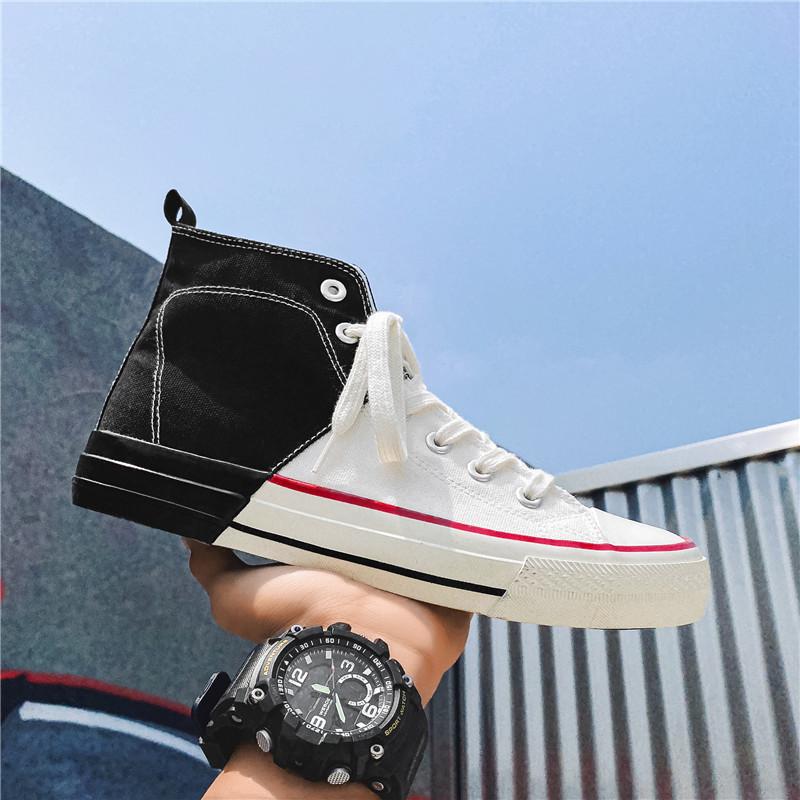 

Осенние вулканизированные туфли повседневные мужские синие цвета в тон парусиновые студенческие туфли с круглым носком на высоком плоском каблуке в горошек sgs мужские туфли F001 39