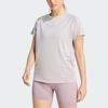 Adidas Seamless Knitted Sports Round Neck Raglan Short Sleeve Quick Dry T-Shirt Women Tops KE6866