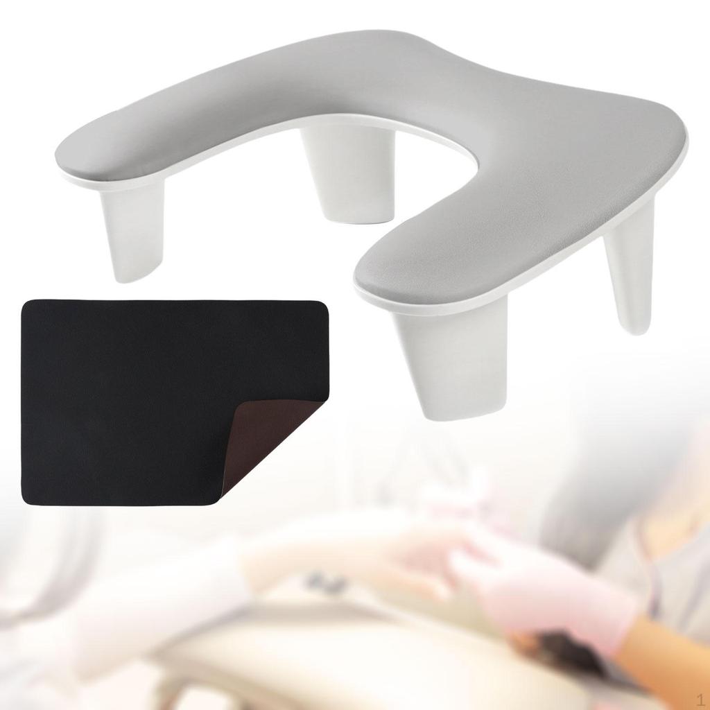 Opěrka na nehty, profesionální odnímatelný stojan Přenosný polštář na ruce pro Nails Tech, akrylové nehty,