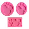 DIY Mouse Head and Bow Shape Silicone Mold for Keychains Jewelry Making Accessories Tools