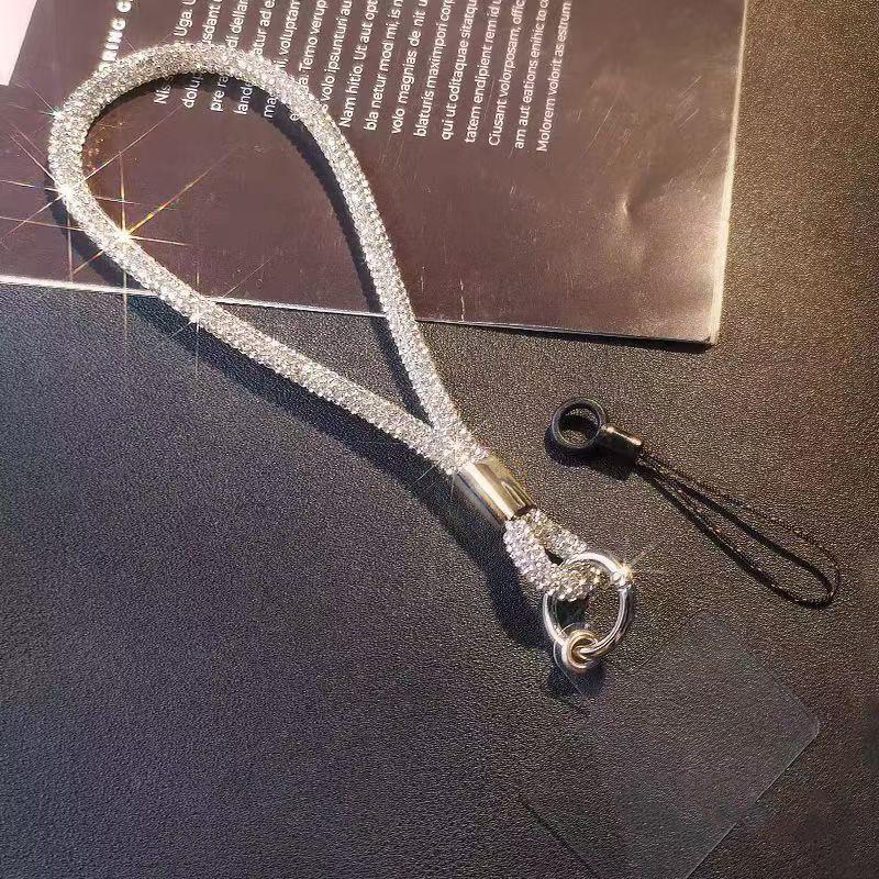 

Роскошные ремешки для мобильных телефонов, блестящие брелки для телефонов, брелки для ключей, веревка для защиты от потери