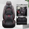 Universal Leather Car Seat Cover & Cushion for All Seasons - Winter Model