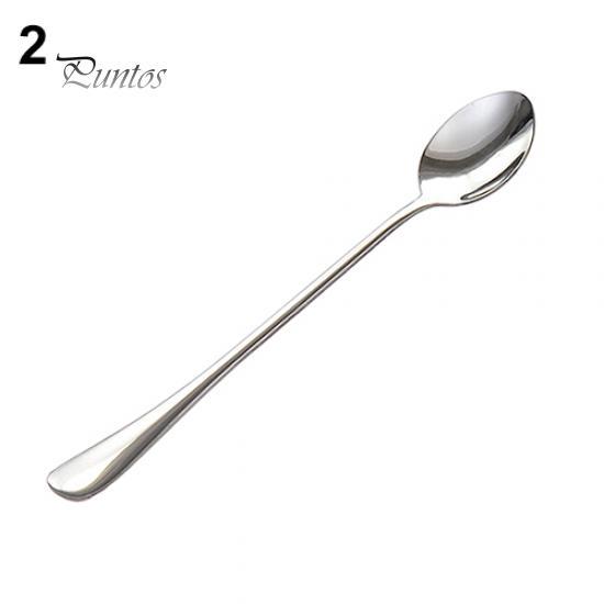 

Ручка Чайная Ложка Коктейльное Мороженое Суповые Ложки Столовые Приборы 2