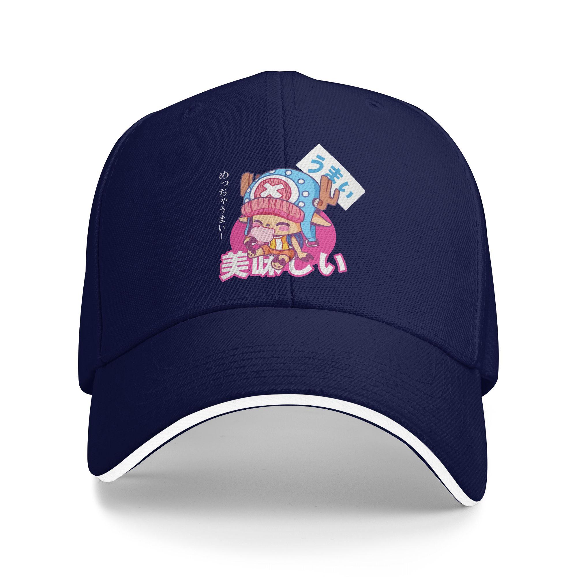 

Cotton Candy Lover One Piece Tony Tony Chopper Baseball Caps Casual Sandwich Cap for Men Women Adjustable Dad Hat Sport One Size