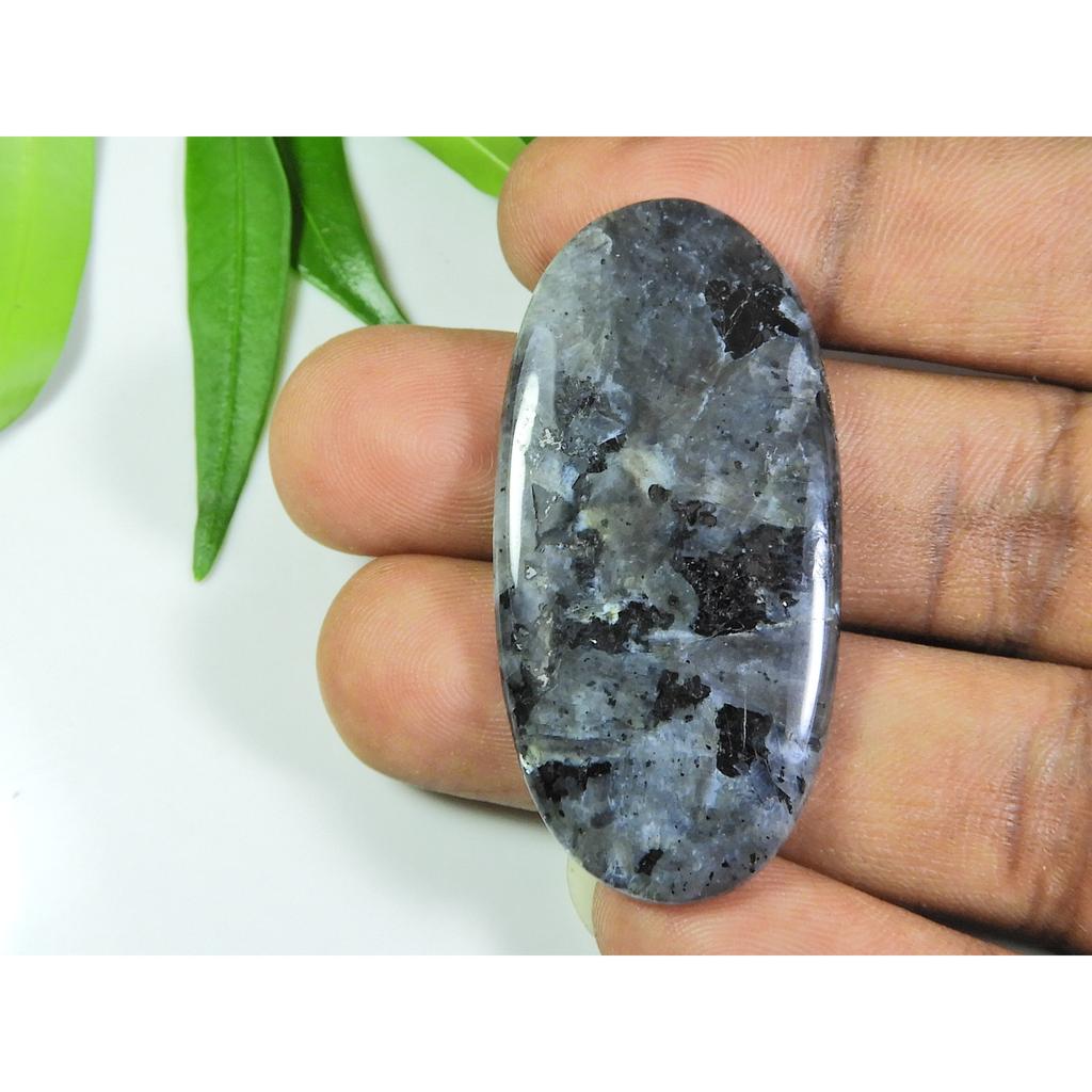 Natural Larvikite Jewelry Making Oval Cabochon Loose Gemstone 23X48X05 MM SK-486