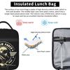 U.S. Air Force Fighter Pilot Military Aviation Vintage Insulated Lunch Bag for Women Children Food Boxes Thermal Lunch Box Tote