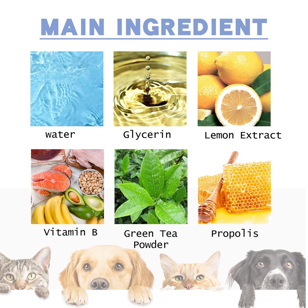 Yegbong Pet Cleaning Toothpaste Pet Cleaning Tartar Tooth Stain Repair Tooth Cleaning White Cat and Dog Oral Cleaning, Repair and Care