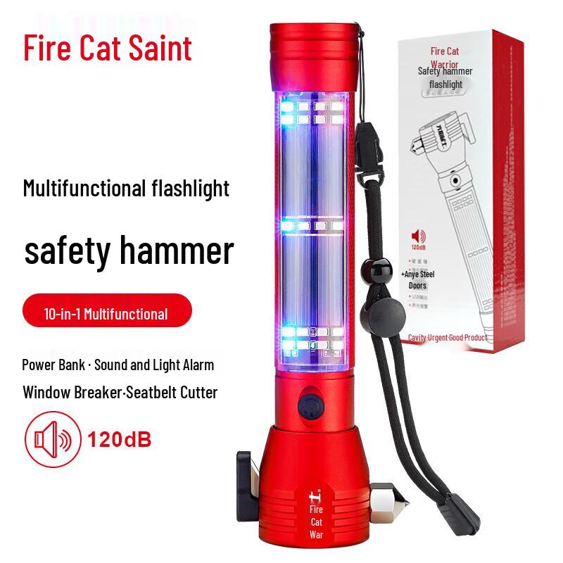 Flame Warrior Emergency Car Safety Hammer