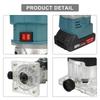 Blue 18V Battery 88V Router Milling Machine Wood Milling Cordless Electric Trimmer Woodworking Slotting Trimming Cutter