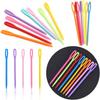 50/100PCS Sweater Needles 7cm Size Multicolor Plastic Large Eye Crochet Suture Needle for Craft Clothing Shoes Stitch Needle ZYF