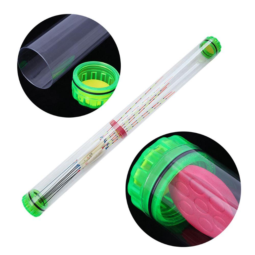 End Caps Plastic Float Storage Tube Float Packing Tube Bobber Tube Fishing Float Tube 40/50/60cm