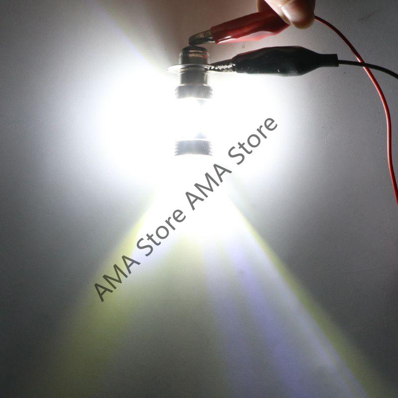 X7JF PX15D H6 80W 6500K 16 LED Motorcycle Headlight Front Light Bright LED Lamp Bulb