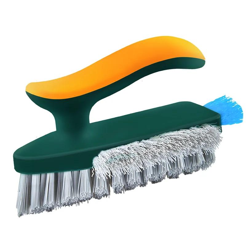 Wall Corner Cleaning Brush 4 In1 Multifunctional Toilet Gap Brush with Handle Window Gap Cleaning Brush Household Cleaning Tools