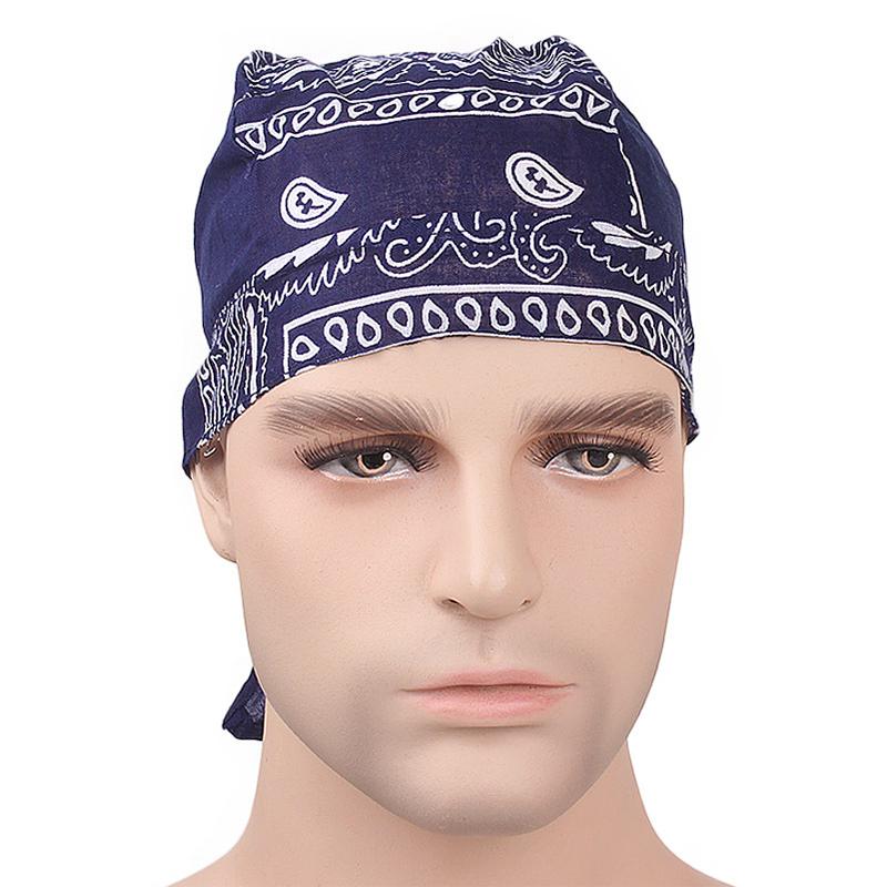 Baumwolle Radfahren Pirate Bandana Männer Frauen Headwraps Fahrrad Stirnband Kopftuch Schweiß Wicking Beanie Hip-Hop Turban Kopf Schal